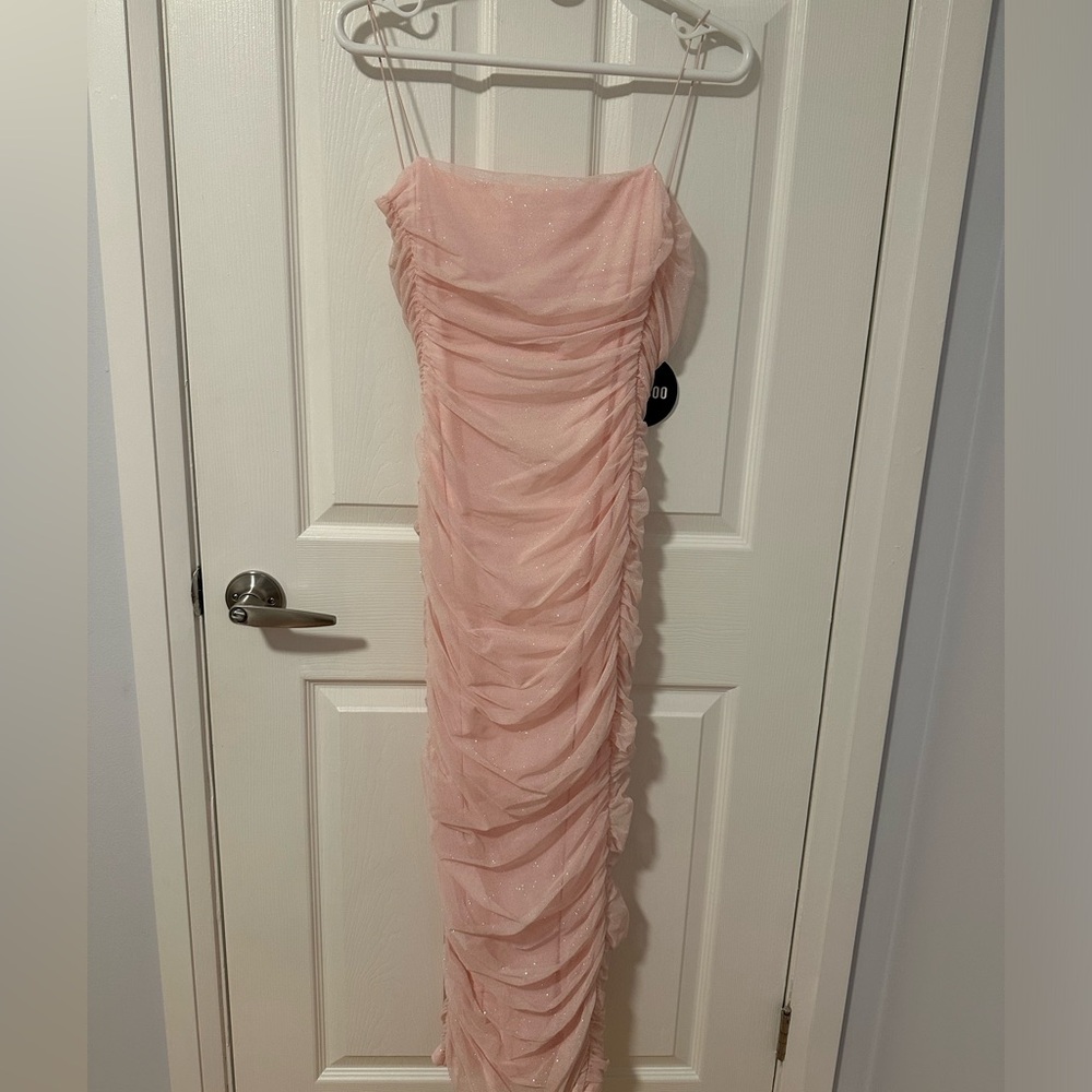 BABYBOO GRACIE MAXI DRESS - PINK SPARKLE